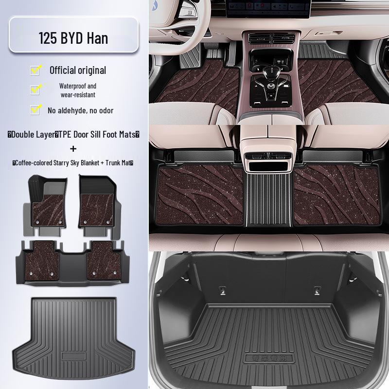 2025 BYD Han EV DMi Full-Coverage TPE Floor Mats
