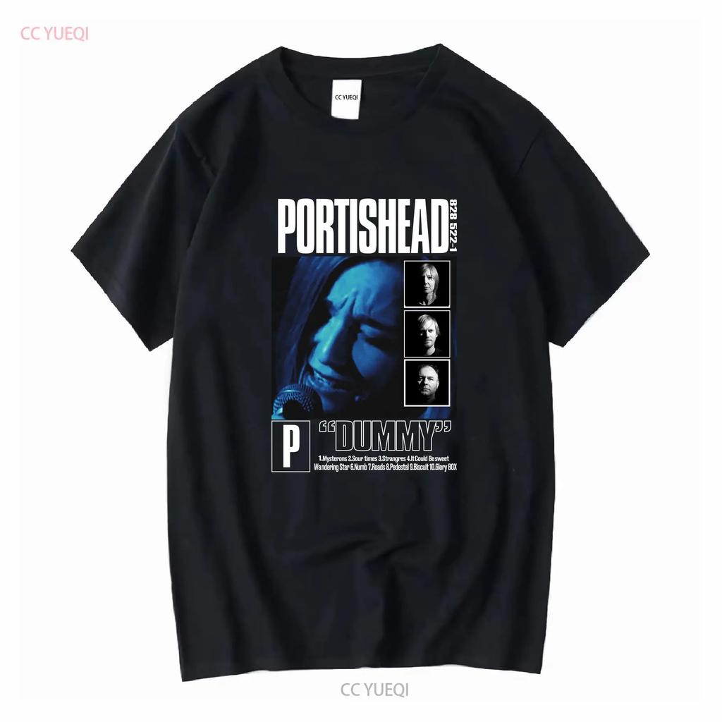 Portishead Dummy Vintage 90s T Shirt Rock Trip hop Band long or short sleeves vintage Washed Casual Slightly Comfortable