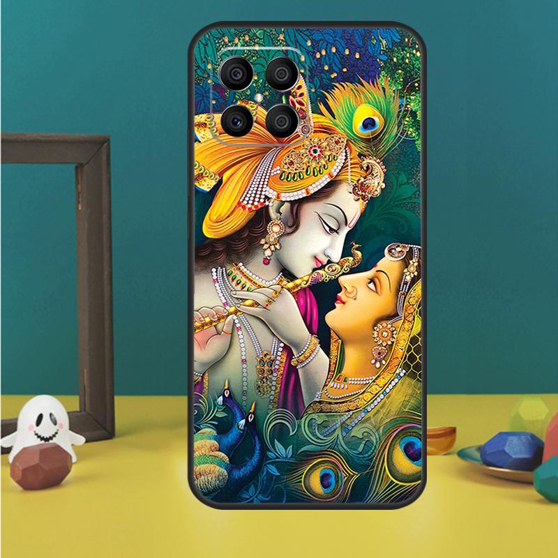 Indian God Lord Krishna For Huawei P30 Lite P50 P40 P20 Pro P Smart Z Nova 9 5T Cover For Honor 50 X9 X8 X7 Case