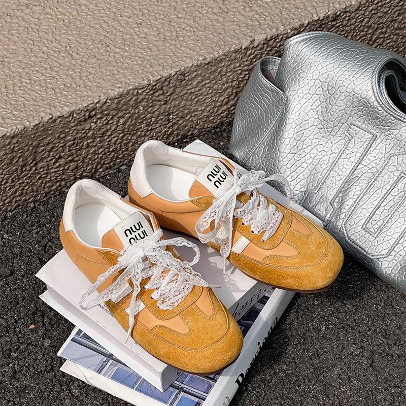 

Кожаные допаминовые туфли для женщин с увеличением внутренней высоты, весенне-летние новые спортивные и повседневные туфли конфетных цветов для женщин 40