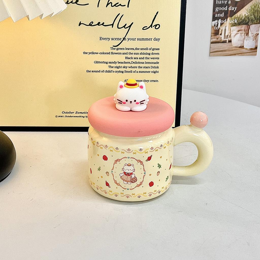 Welpentasse Keramiktasse Niedliche Wassertasse Haushalt Kinder-Milchtasse Hochwertig aussehend Souvenir Geburtstagsgeschenk