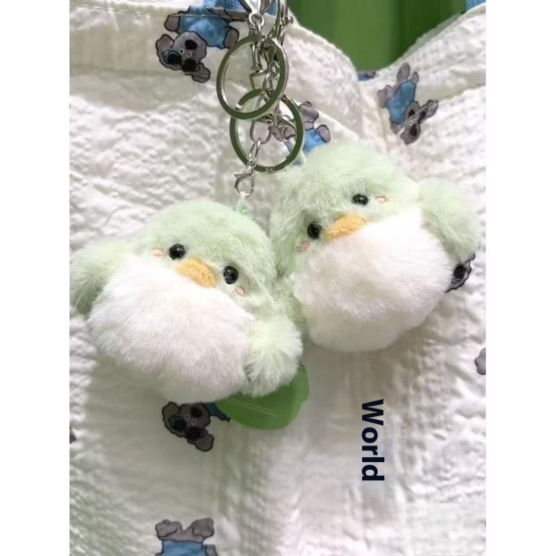 Cartoon Bird Baby Doll Backpack Plush Keychain Pendant High Beauty Bird Baby Doll Cartoon Cute Chicken Pendant