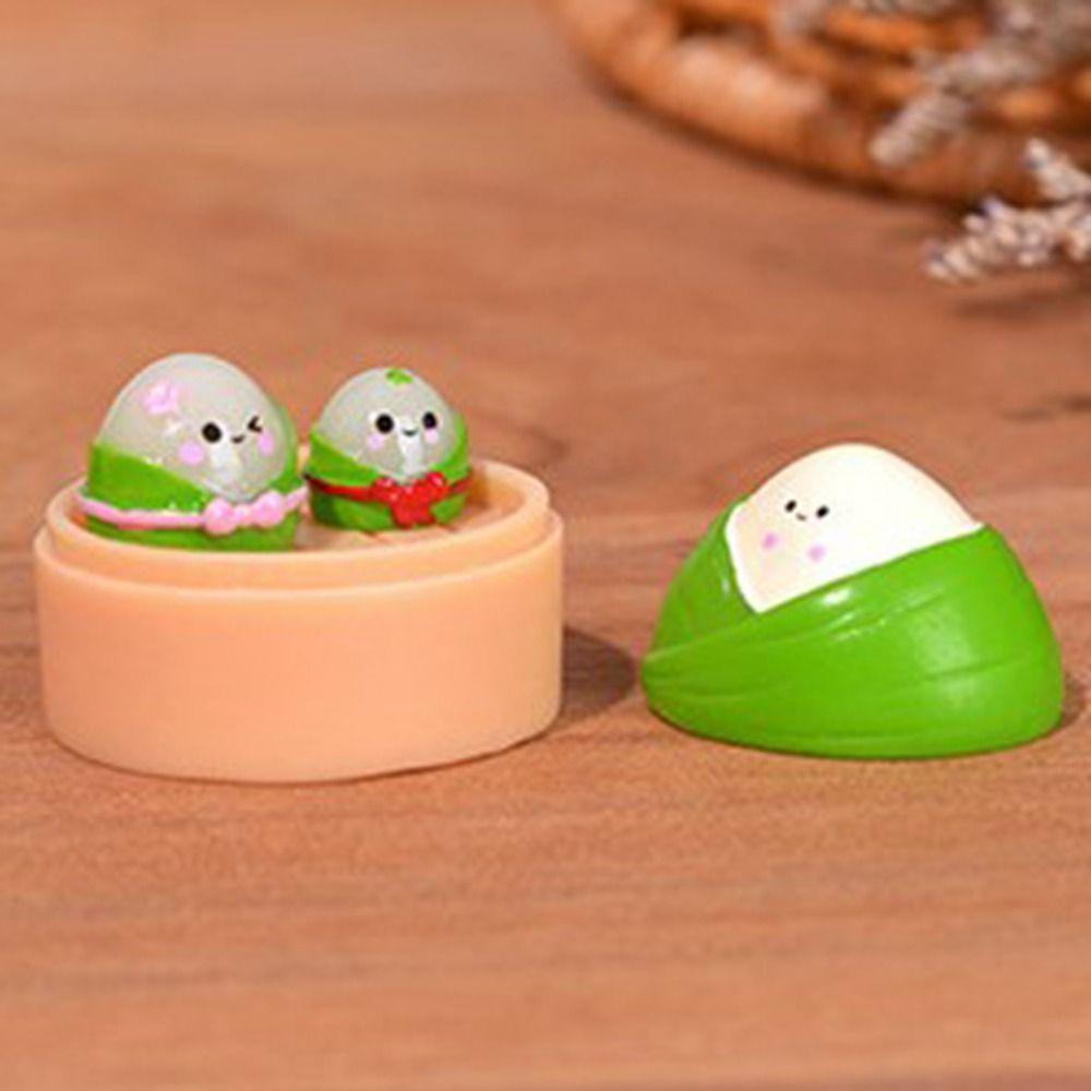 

Resin Craft Dragon Boat Festival Model Micro Landscape Garden Ornaments Yard style 3