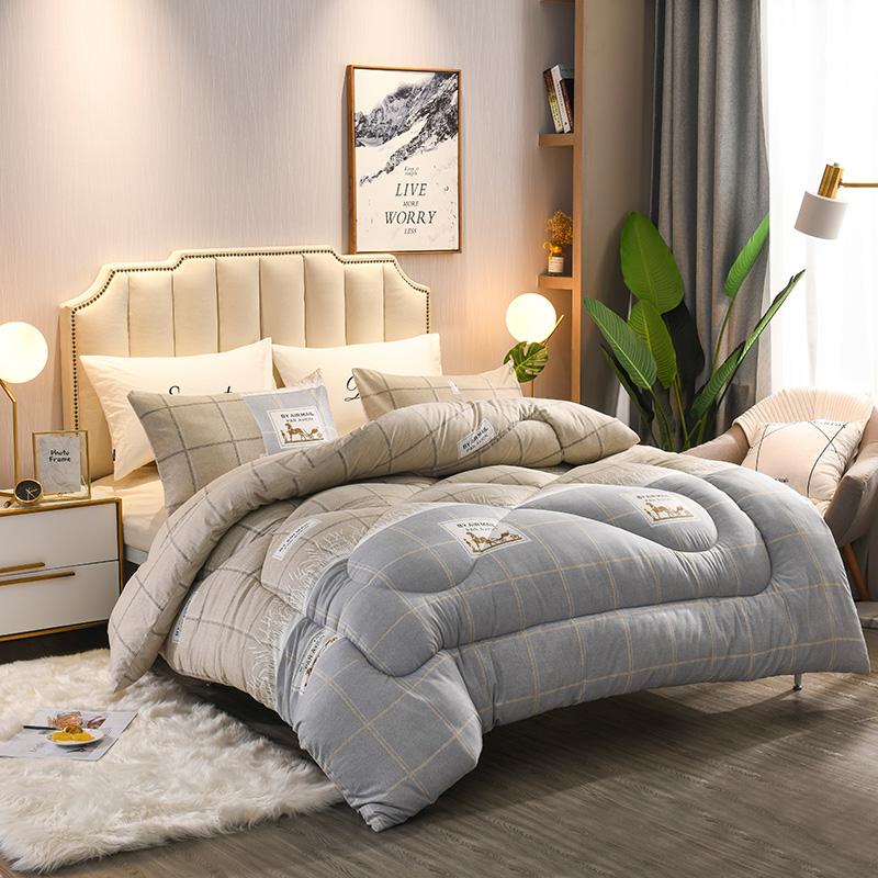 SF King Queen Twin Full Size Comforter New Design 4 Seasons Quilt High Quality Comforter Colorful Duvet Winter Thicken Blanket