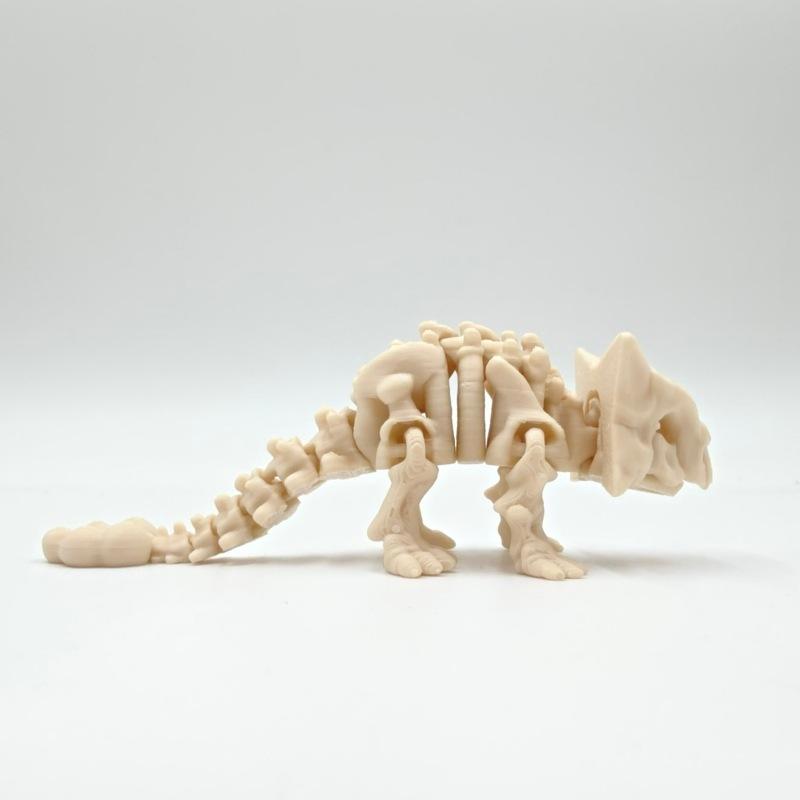 3D-gedrucktes T-Rex-Skelett Spielzeug Vollkörper Gelenkige Gelenke Realistisches Dinosaurier-Tier-Modell für Sammler