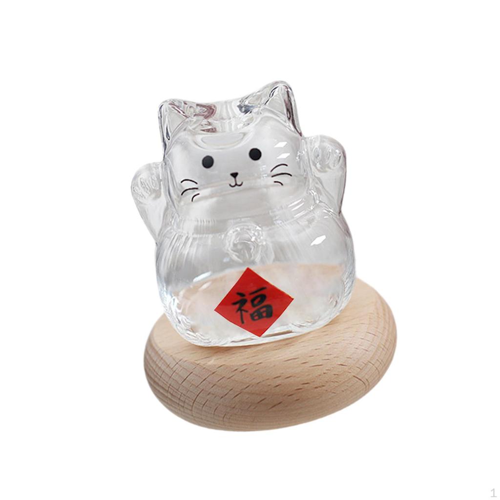 Glass Jar Clear Storage Mini for Home Bedroom Drawer Living Room