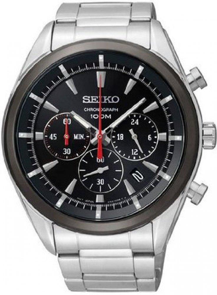

Seiko Watch Black Dial Stainless Steel Watch SSB089P1 [Seiko] Men s [Item]
