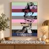 Taylor Swift Custom Name Text 5D Diamond Painting Kit DIY Full Drill Diamond Art Decoration