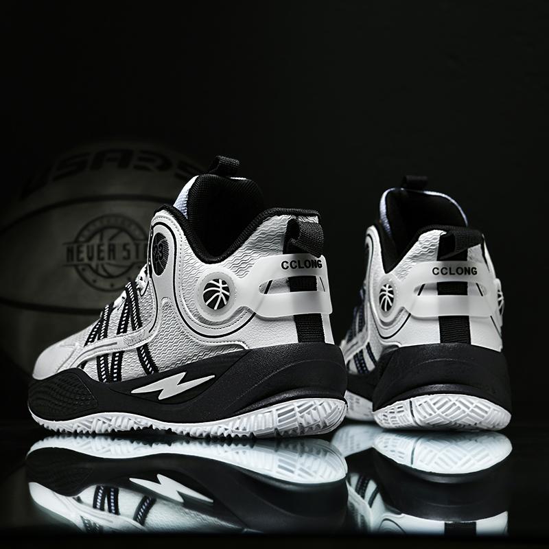 New Soft  High-top Men's Shoes 2025 Non-slip Spring and Summer Breathable Basketball Sports Shoes Soft Sole Actual Combat