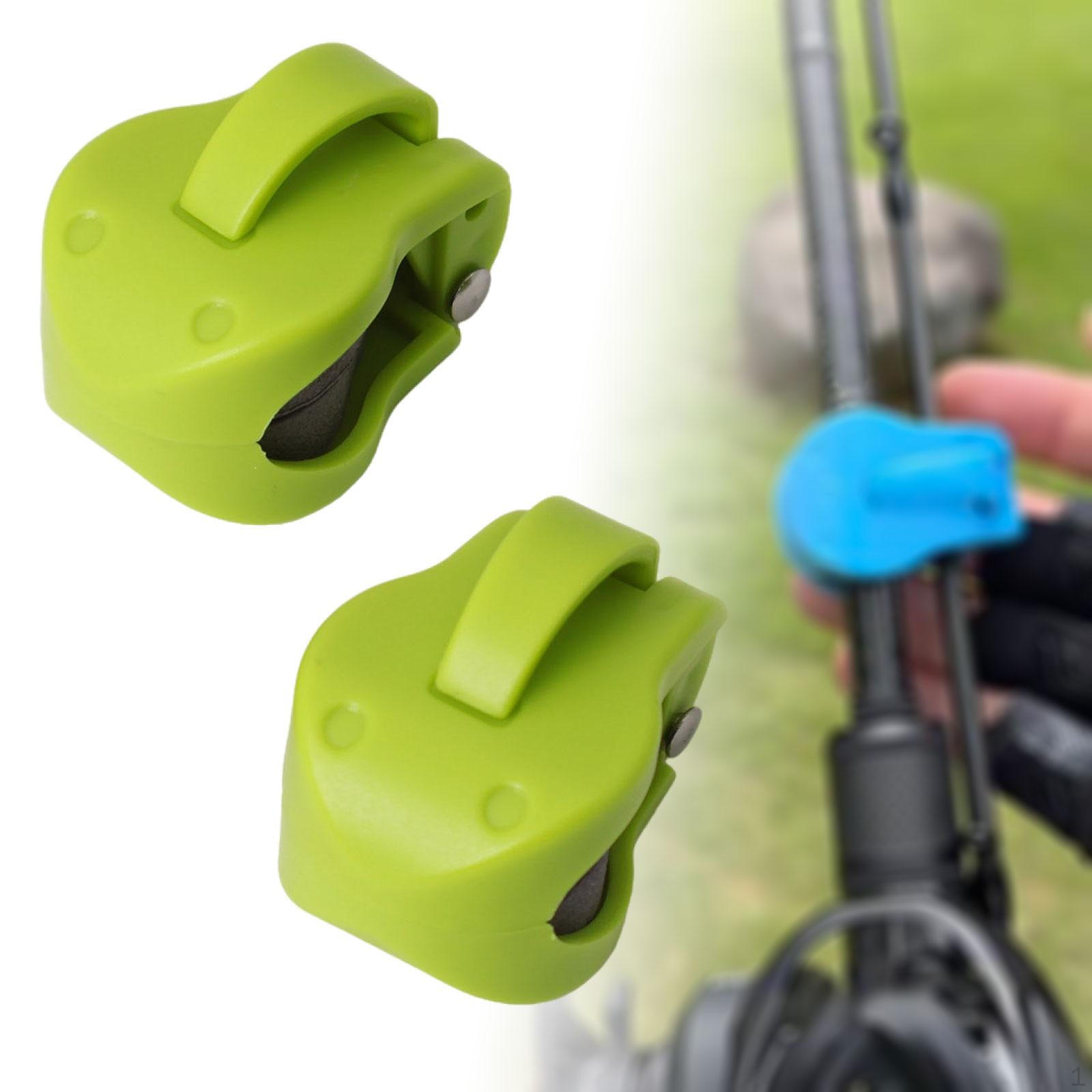 

2 Fishing Rod Holder Straps, Clips, Fixed Ball Protector for , Storage And зелёный