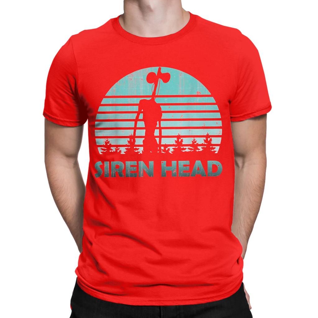 Scary Siren Head Horror Funny Dabbing Scarry Monster Novelty Graphic 100 Cotton Tshirt Siren Head Tees Tops For Unisex