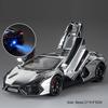 1:24 Huayra Revuelto Spray Model Toy Sports Cars Alloy Diecast Pull Back Shock Absorption Sound Light Simulation Mini Supercars