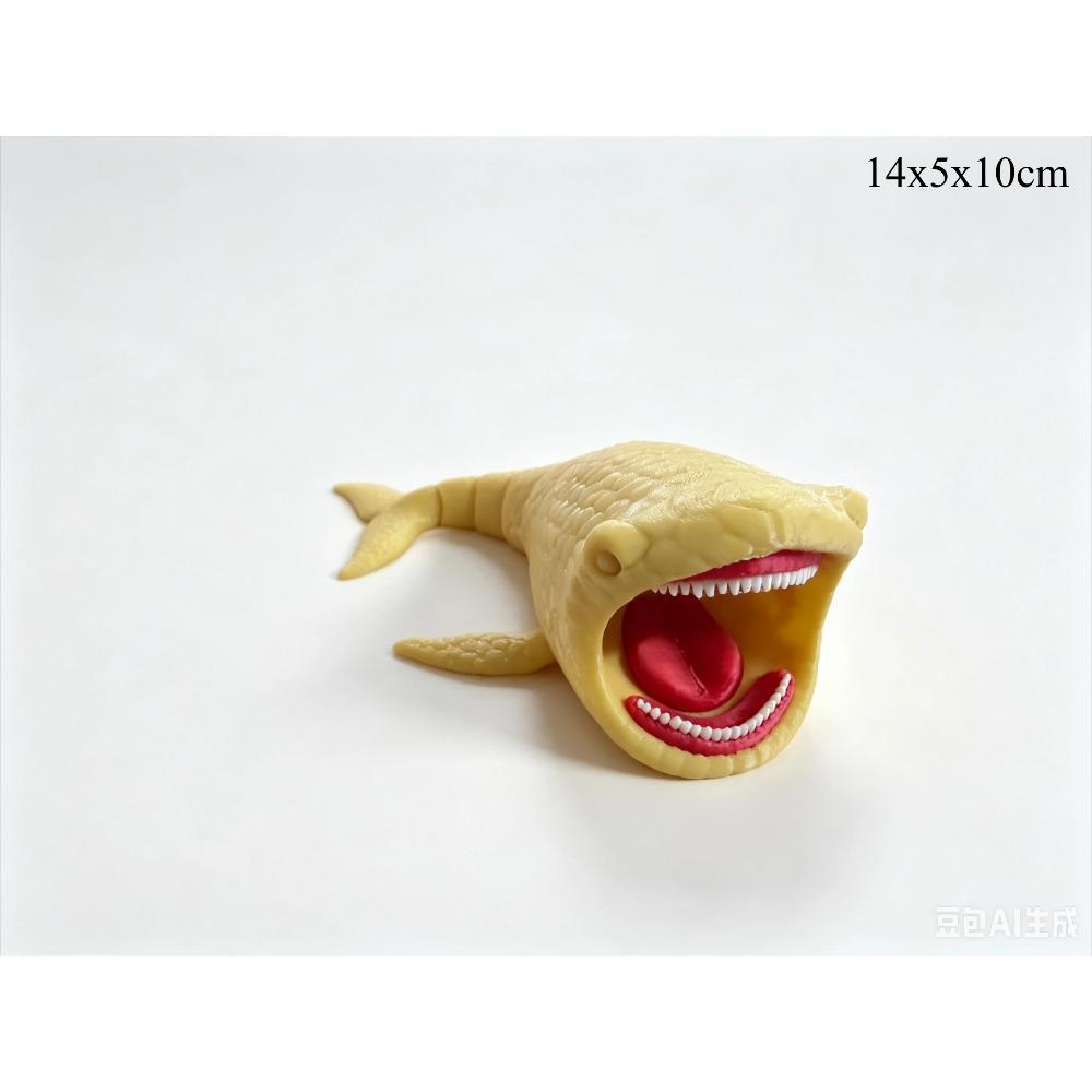 1/4pc 3D Printing Sea Eater Bloop Gran Maja Action Figure Model Toy Doll Christmas Gift Joint-movable Deep Sea Monster Figurines