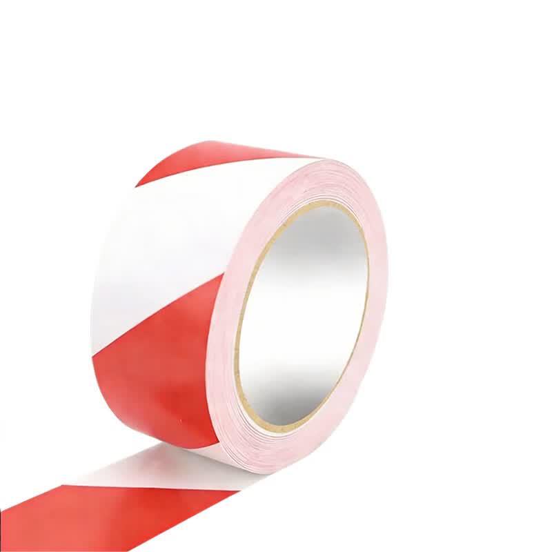 Yunwu Red & White Safety Line PVC Warning Tape