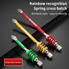 Rainbow Spring Batch Head Cross Coat Strong Magnetic Ultra Hard Anti Slip Electric Screwdriver