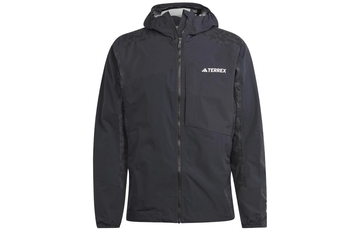 Adidas Jackets Men s Black Hooded Moderate Other HN2912 S