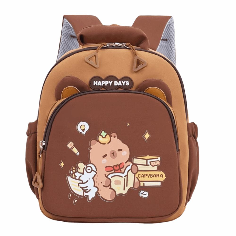 Lightweight Capybara Kindergarten Backpack Kawaii Children School Bag  Preschool