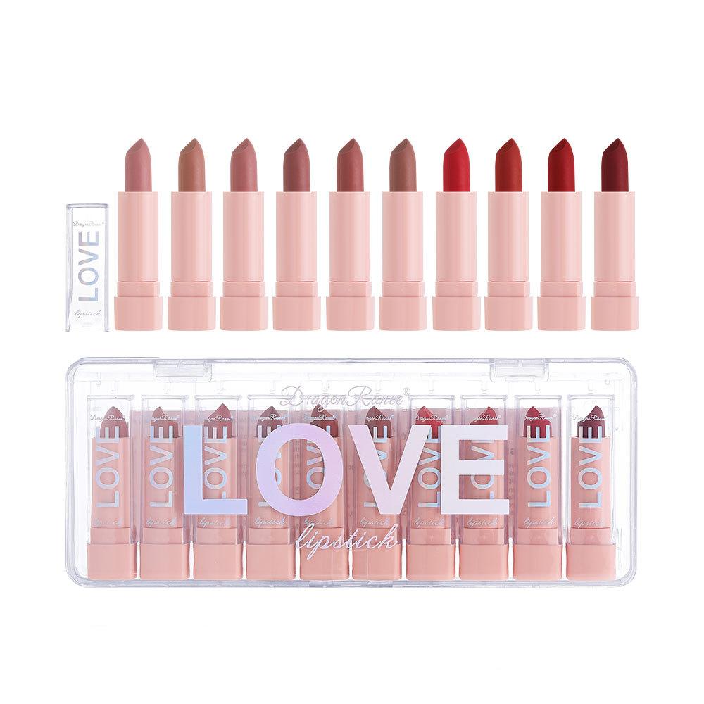 

dragonranee 10 skin colour мини-помада подарочный набор матовая помада-спрей набор 01