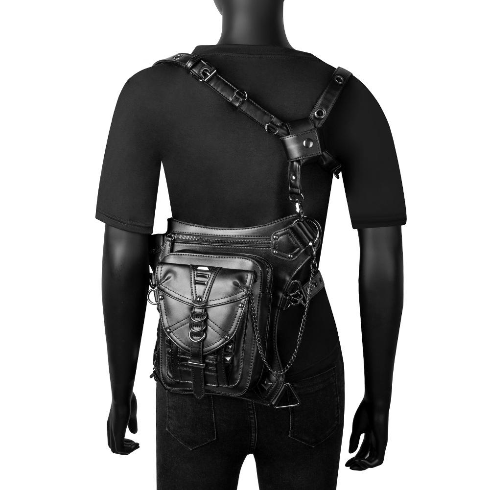 Steampunk New Women's Bag Single Shoulder Crossbody Bag Women's Small Bag Outdoor Casual Mobile Waist Bag