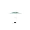 Parasol extérieur rectangulaire double face de 4,5 m avec manivelle (vert clair) (sans pied).