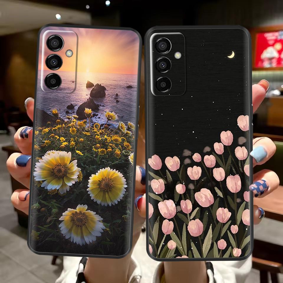 For Samsung Galaxy M13 4G Case Cartoon Butterfly Soft Silicone TPU Phone Cases For Samsung M13 Cover M 13 Coque Shockproof Funda