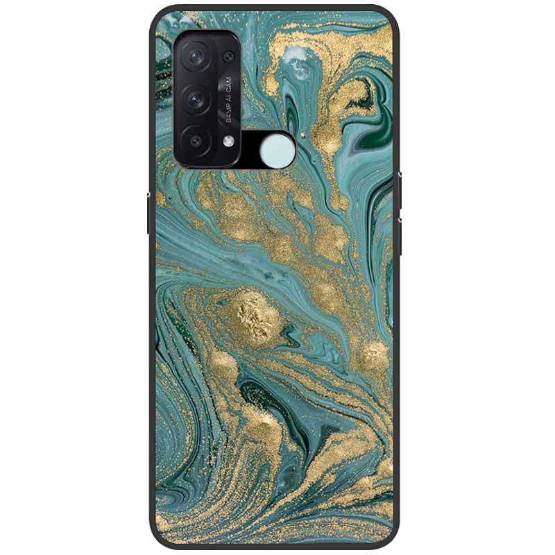 Case for Oppo Reno 5A Cover 3A A54 5G Marble Soft TPU Silicone Phone Covers for Oppo Reno5 A Case Reno3 A Reno5A Bumper Cool