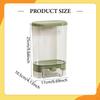 Laundry Washing Powder Container Liquid Box with Lid for Pet Food Flour Snack Rice Nuts