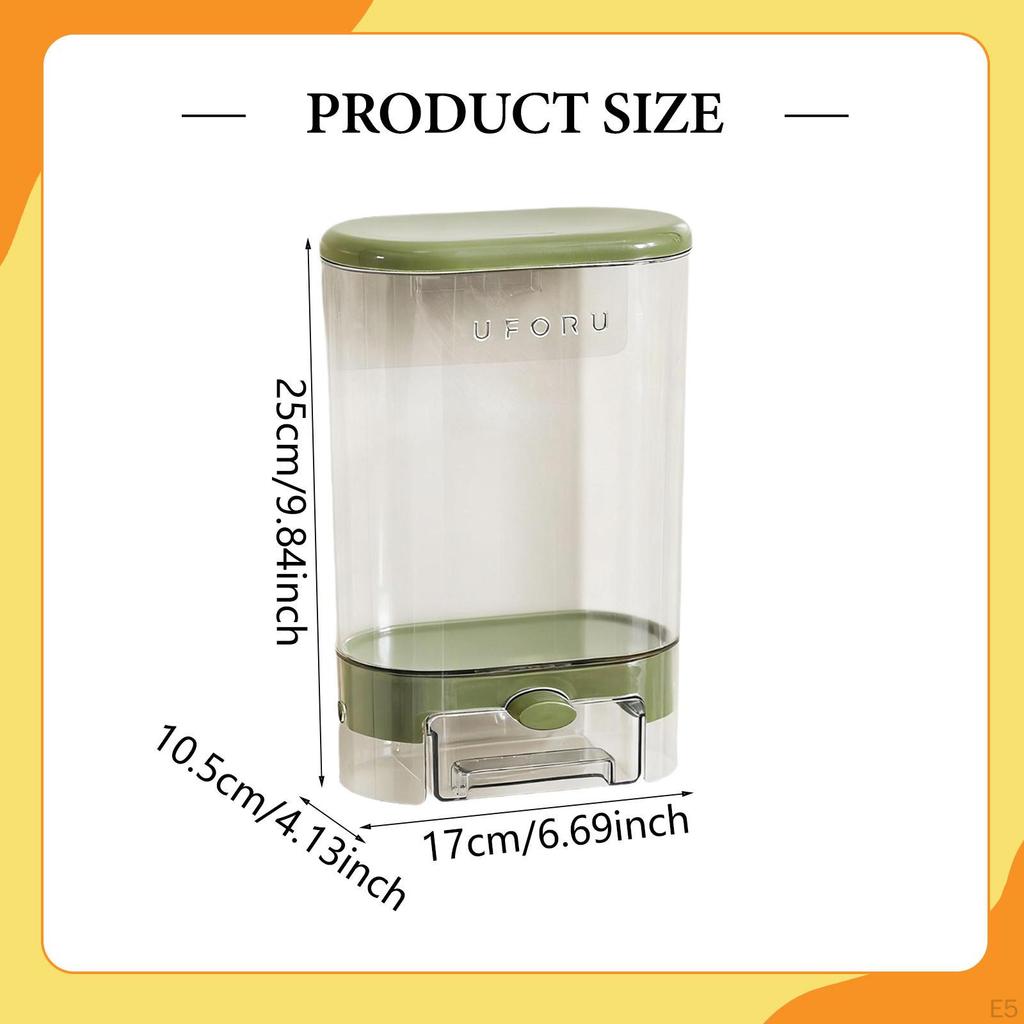 Laundry Washing Powder Container Liquid Box with Lid for Pet Food Flour Snack Rice Nuts