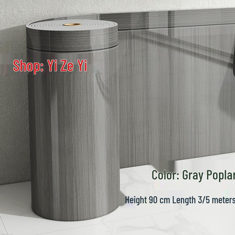 Thick Self-Adhesive Waterproof Skirting Board Wallpaper: Moisture-Proof, Anti-Collision Wall Protection & Decoration