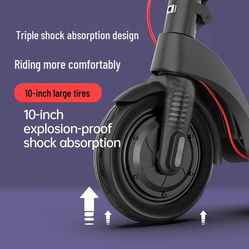 Joy X7 Aluminum Alloy 2-Wheel Long-Range Folding Electric Commuter Scooter for Adults