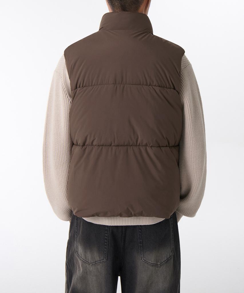 Musinsa Standard Daily Puffer Vest [Baroque Brown]