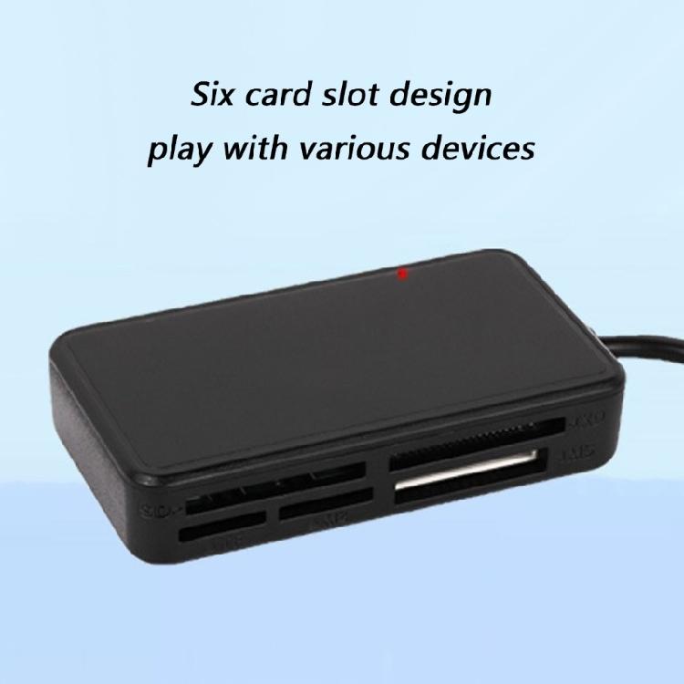 6 in 1 Memory Card Reader USB Card Reader for MS Card Reader Adapter for Camera Mobile Laptop Laptop Accessories