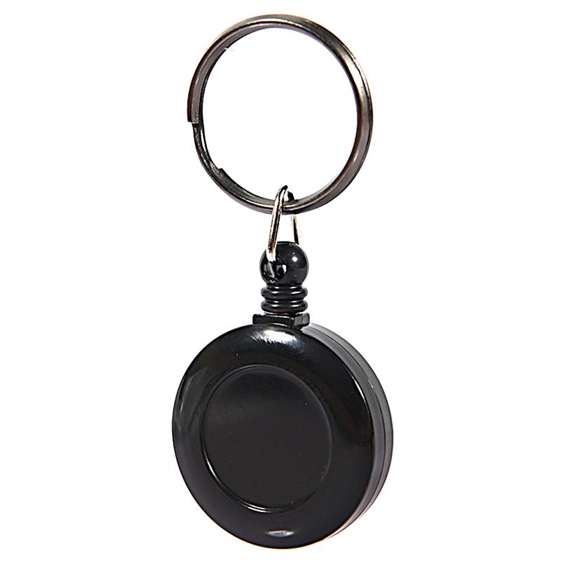 Retractable Pull Badge Reel Lanyard Holder Reels Recoil Belt Key Ring Chain Clip