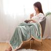 Blanket Single Person Flannel Blanket Office Thick Air Conditioning Nap Blanket