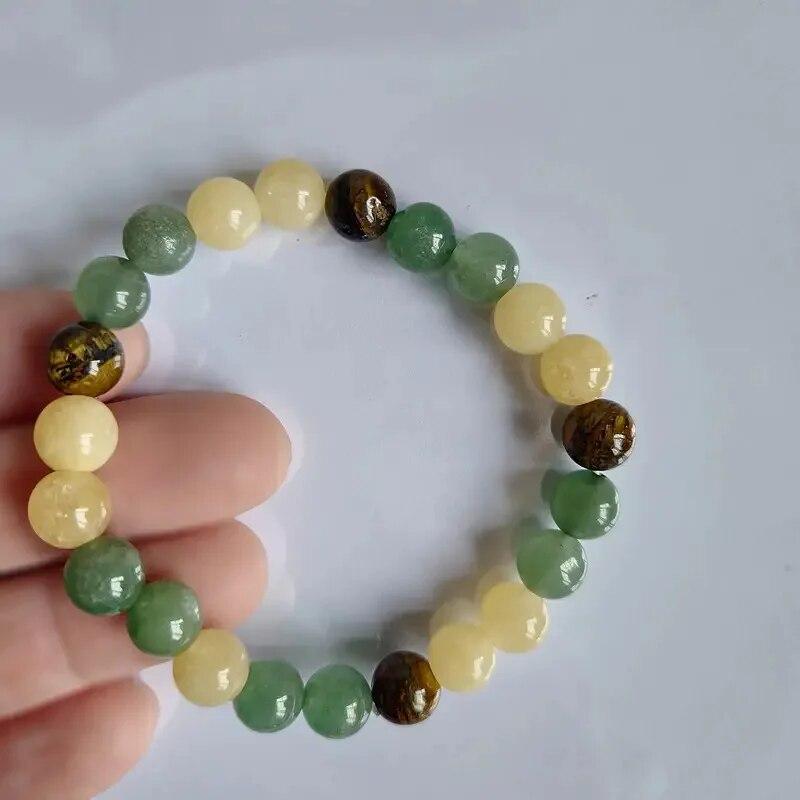 

1 шт. изысканный кристалл агата модный стиль натуральный камень тигровый глаз камень красочный браслет из бисера для мужчин и женщин вечерние повседневные Gif MULTI