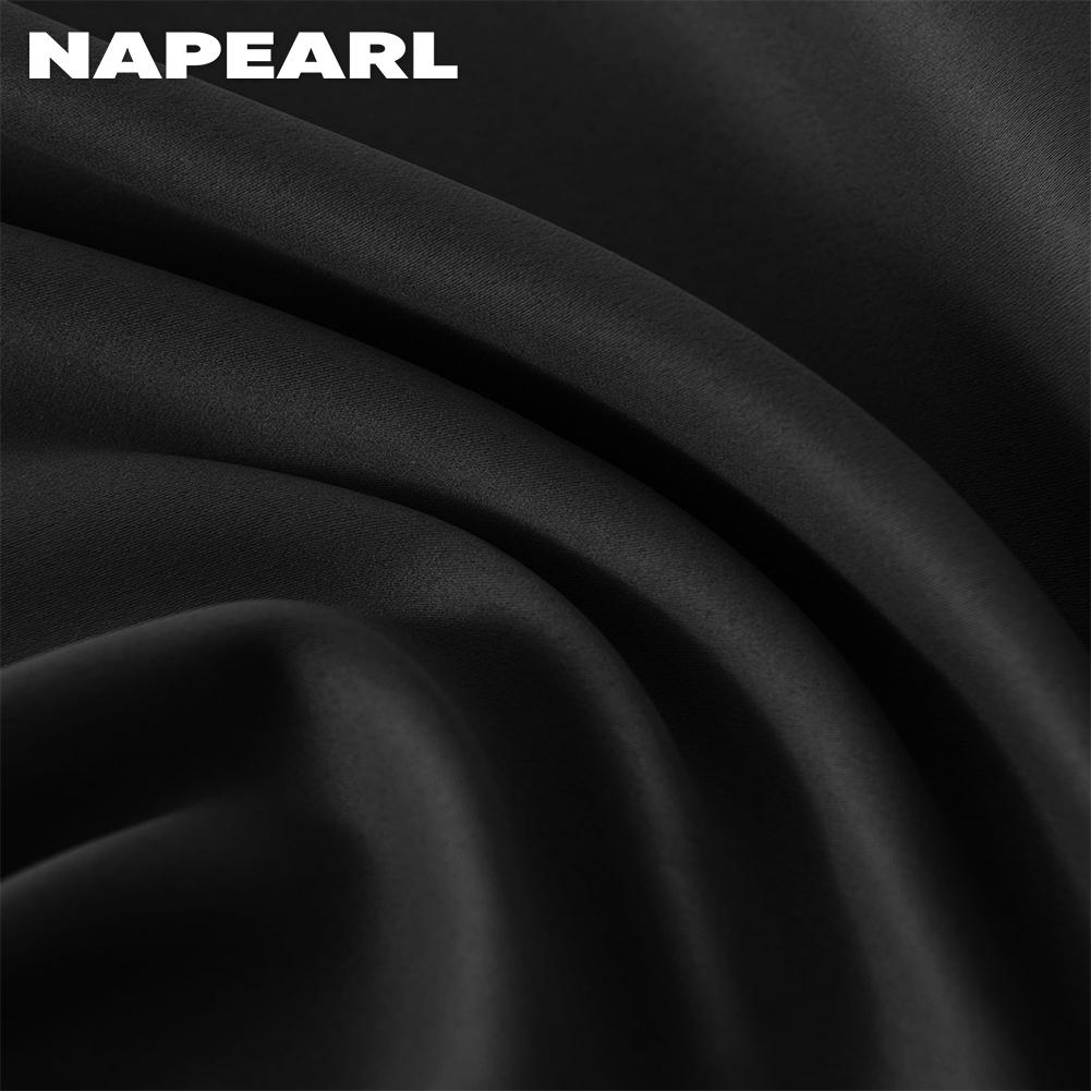 1PC NAPEARL Módní a minimalistický jednobarevný polyesterový vláknitý závěs s krátkým závěsem Dekorativní závěs kuchyňských dvířek