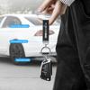 Carbon Leather Luxury Car Logo Keychain Zinc Alloy Emblem Keyring For Dacia Logan Sandero Duster Lodgy Spring Jogger Dokker