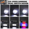 Solar Energy High Power LED Flashlight Type-C Rechargeable Strong Light Lamp Waterproof For Outdoor Camping Hiking