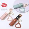 Lip Balm Lipstick Case Keyring Holder Pouch KK0117