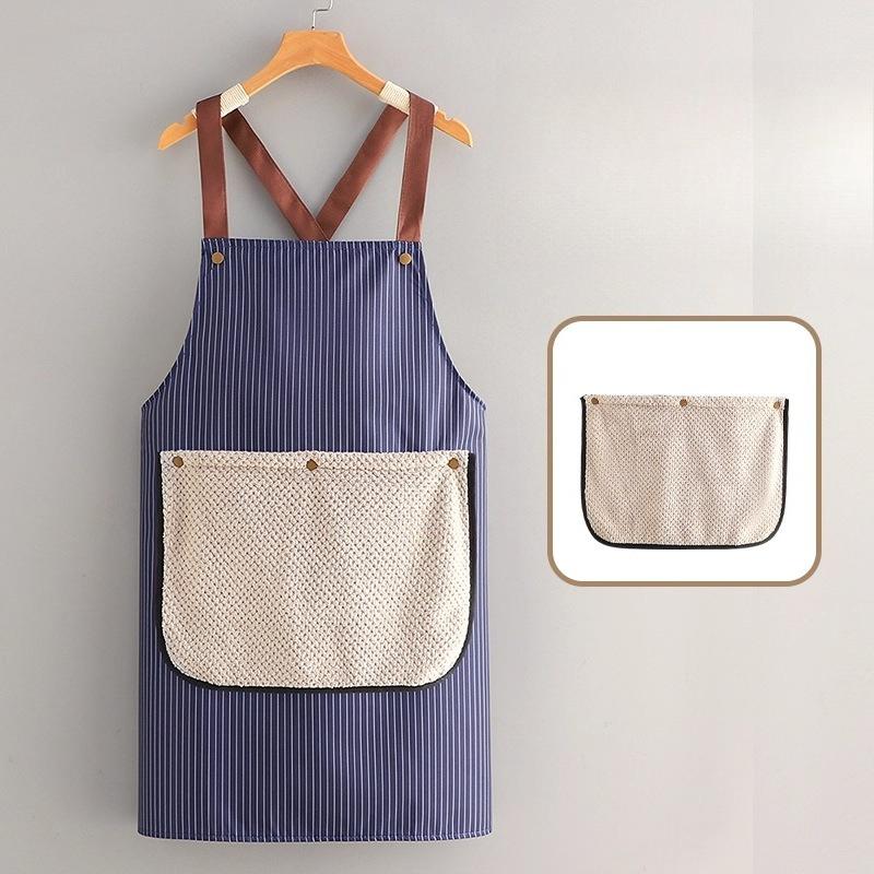High Appearance Level, Detachable Oil-resistant Hand Towel Apron, Waterproof and Thickened 2025 New Style