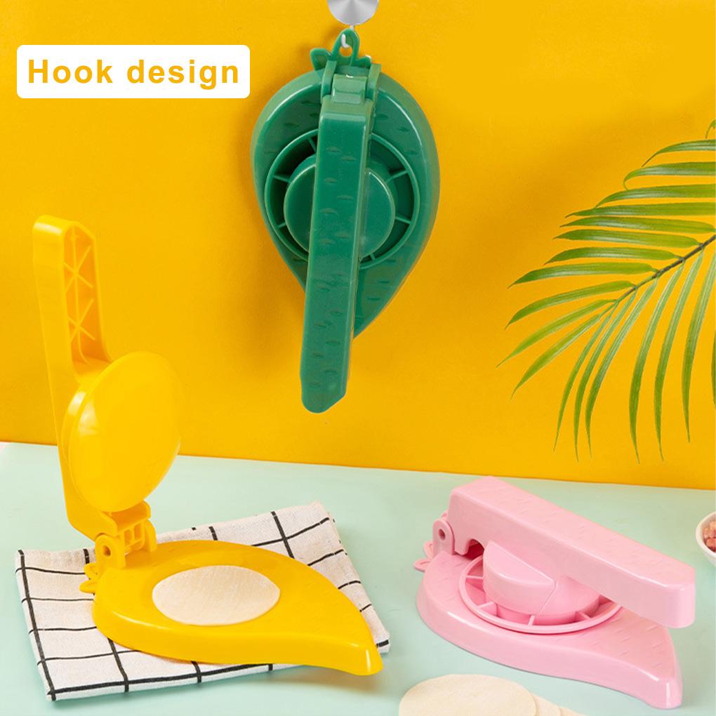 Manual Plastic Dumpling Skin Reusable Mini Pie Maker with Handle Small Presser Press Tool Kitchen DIY Cookware Chef