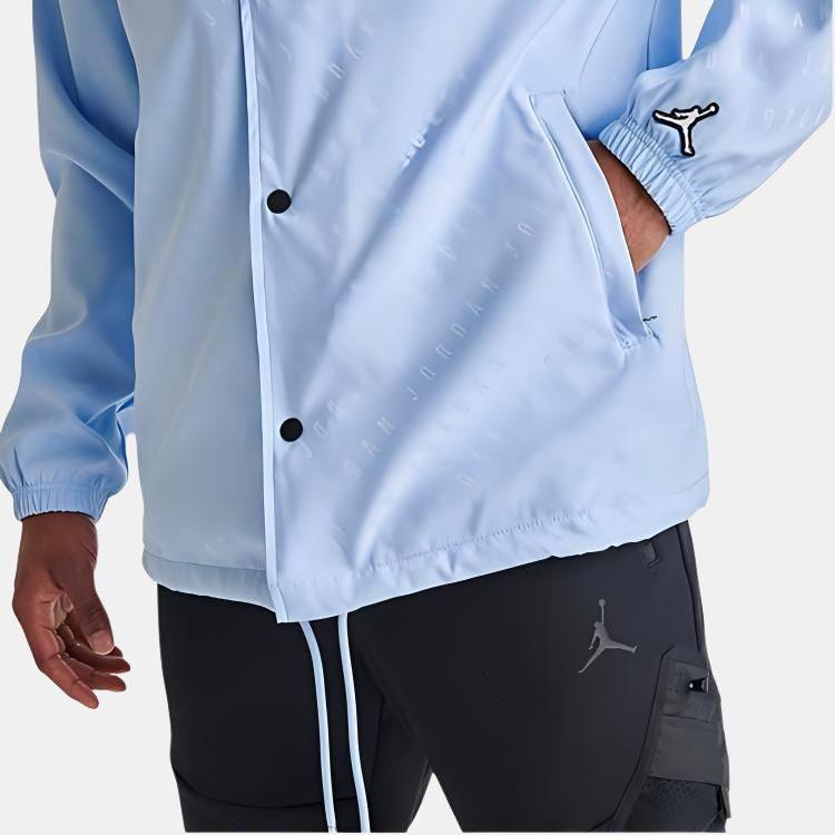 Jordan Shirts Men's Blue Lapel Moderate Other DV7616-411