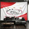 AFC Ajax Custom Name Wall Tapestry Aesthetic Wall Hanging Printed Fabric Blanket Decorative Tapestries for Bedroom Living Room Home Decor