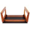 24x16 Zoll Holzboden Schreibtisch, Bett Tablett Tisch, niedriger Tisch, klappbarer Laptop Schreibtisch, zum Sitzen auf dem Boden, klappbarer Couchtisch
