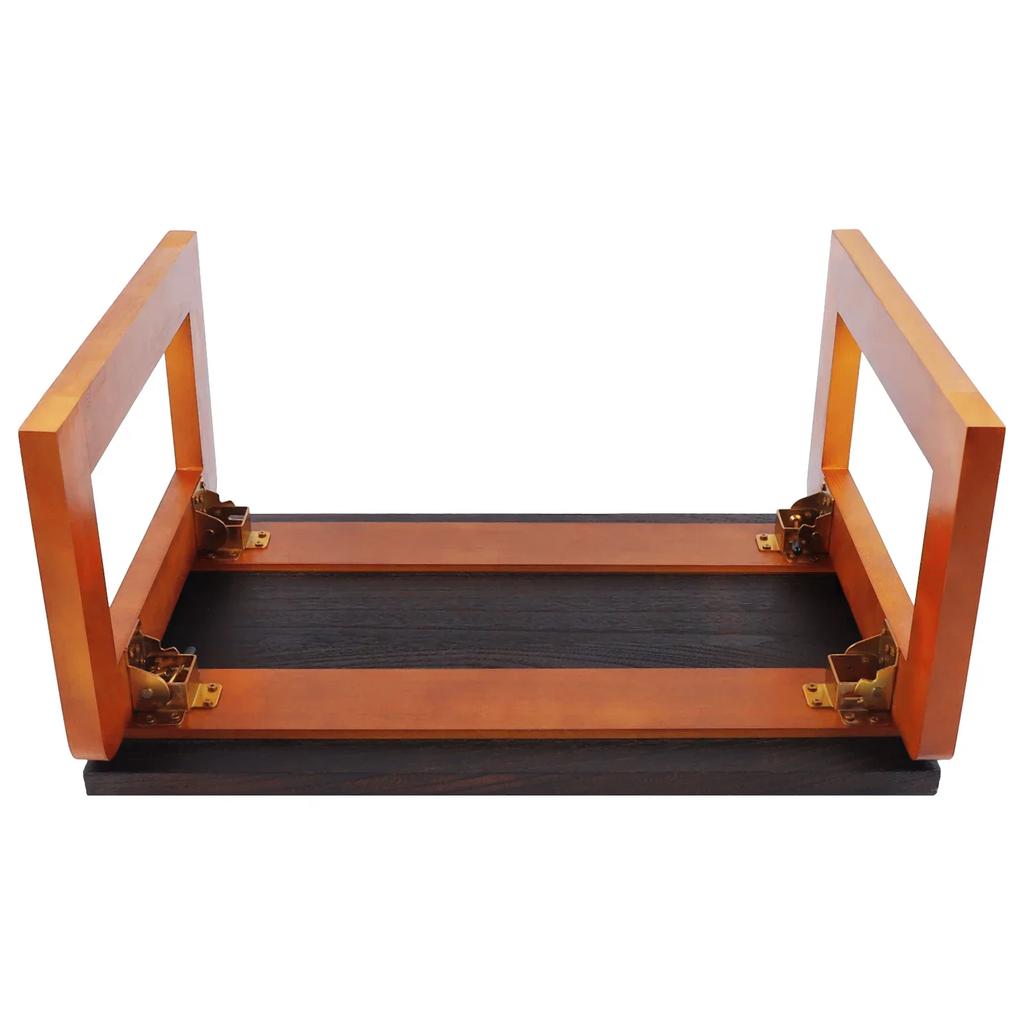 24x16 Zoll Holzboden Schreibtisch, Bett Tablett Tisch, niedriger Tisch, klappbarer Laptop Schreibtisch, zum Sitzen auf dem Boden, klappbarer Couchtisch