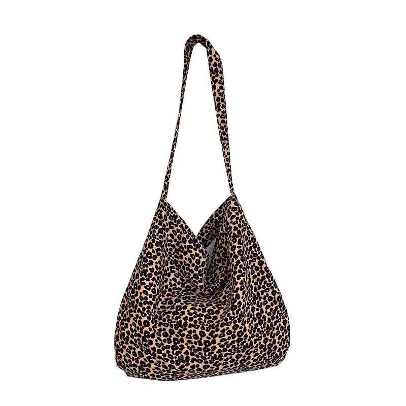 New Commuter Versatile Large Capacity Leopard Print Tote Bag