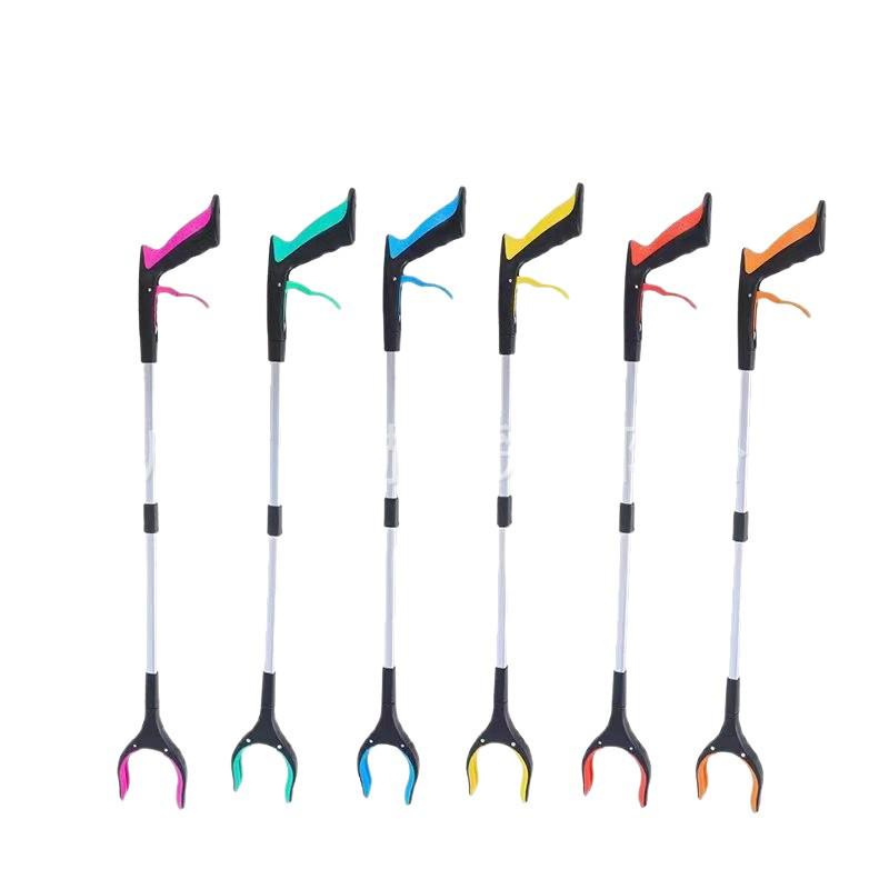 Aluminum Alloy Folding Trash Grabber: Durable Reacher for Household and Sanitation Use