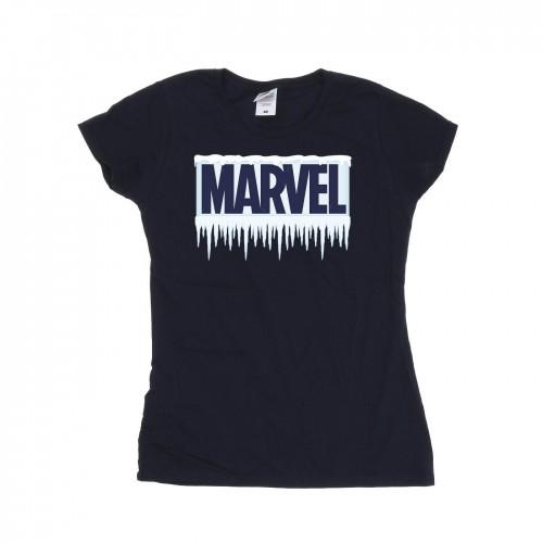 Marvel Womens/Ladies Icicle Logo Cotton T-Shirt
