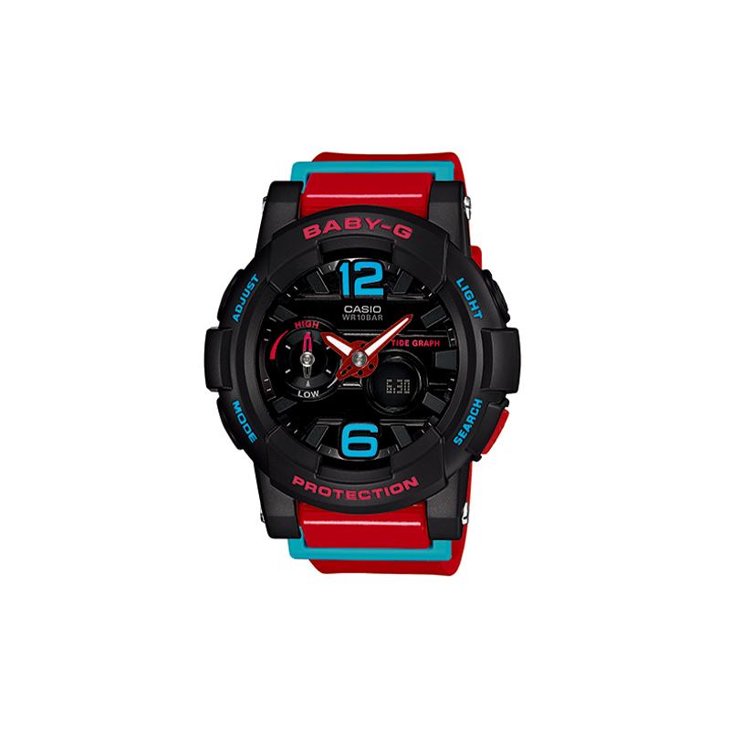 

Casio CASIOBABY-G Series Street Style Tide Moon Phase Contrast Color Multifunctional Sports Women s Watch Quartz Movement Resin Strap BGA-180-4B2021 чёрный