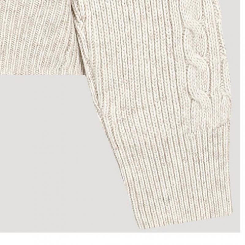  She S miSS  Cable Mix Wide Collar Cardigan SSkcdo42060 Ot